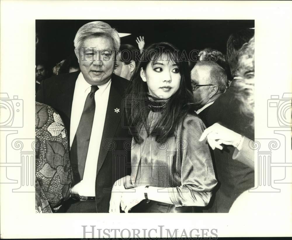 1987 Press Photo Harry Lee - Historic Images