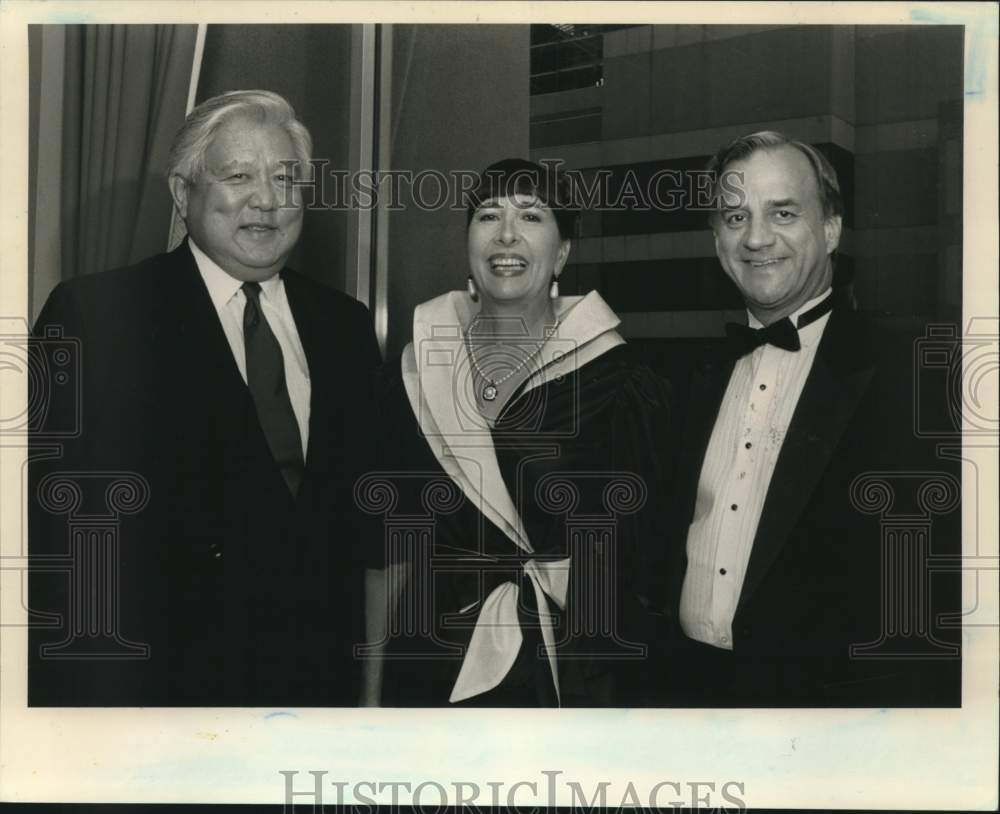 1991 Press Photo Sheriff Harry Lee during March of Dimes honoring Lindy Boggs - Historic Images