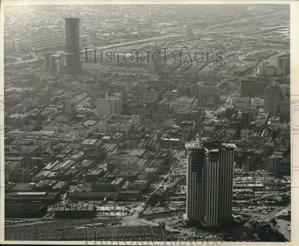 1965 Aerial view of the International Trade Mart Building-Historic Images