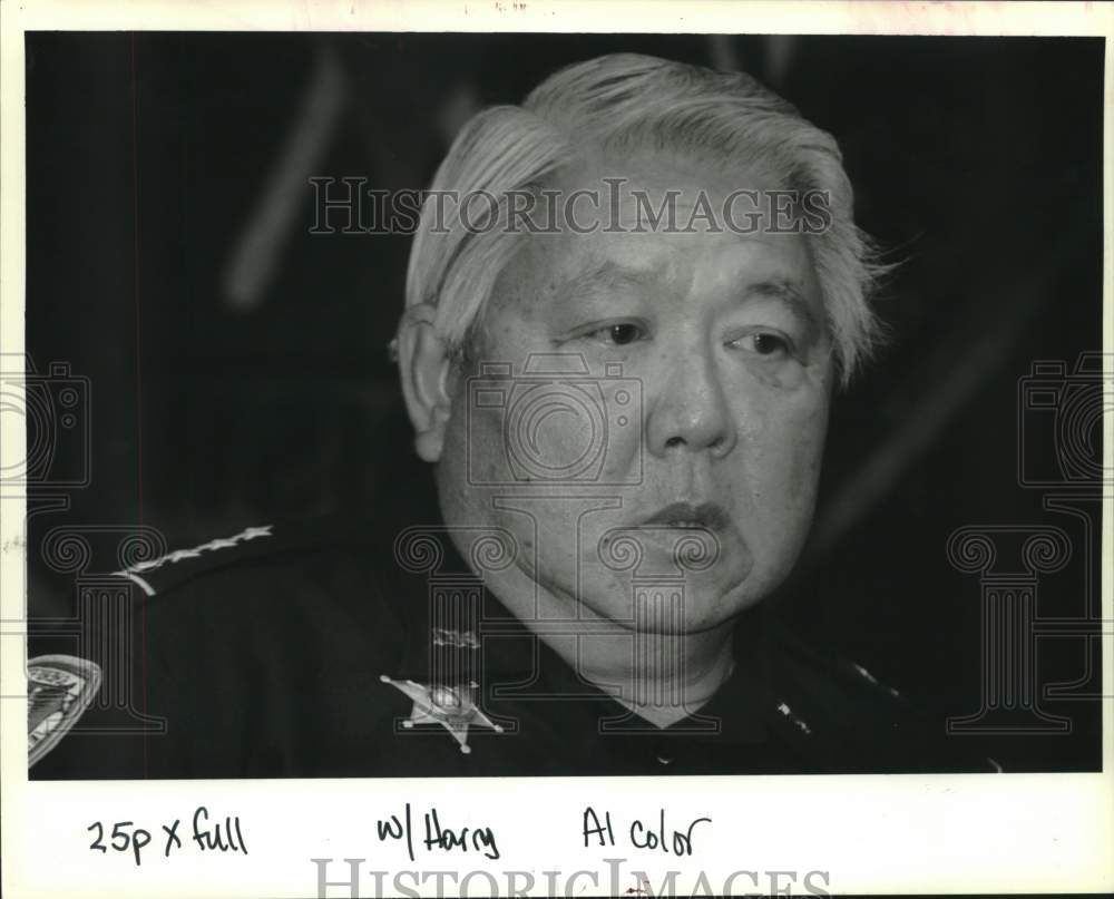 1994 Press Photo Sheriff Harry Lee. - Historic Images