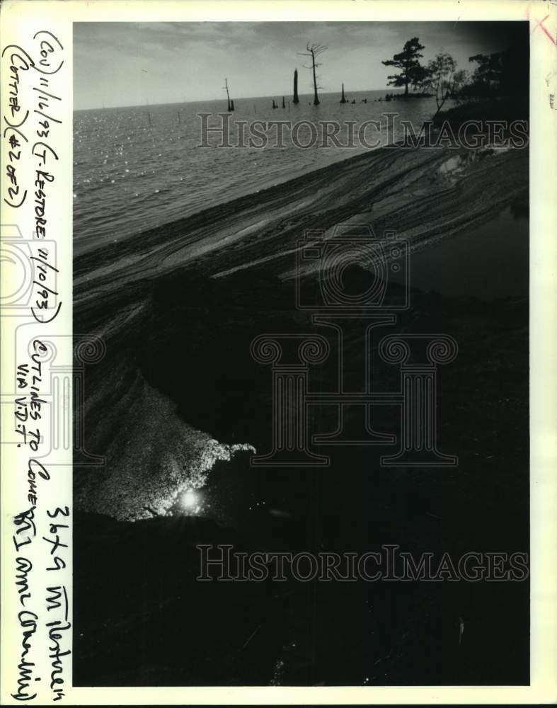 1993 Press Photo General view of Lake Pontchartrain - Historic Images