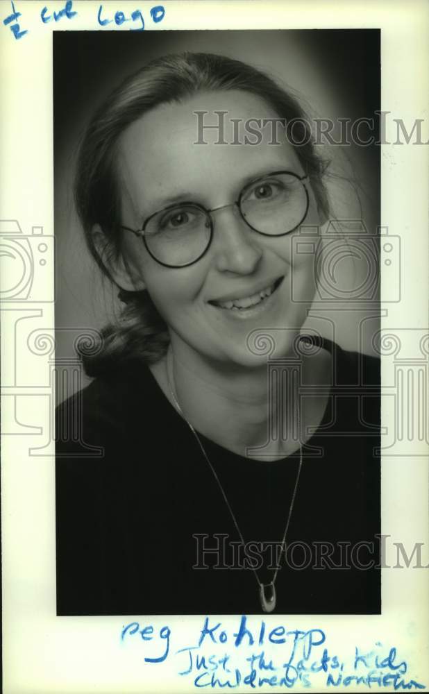 1994 Press Photo Peggy Kohlepp, new T/P children book columnist - Historic Images