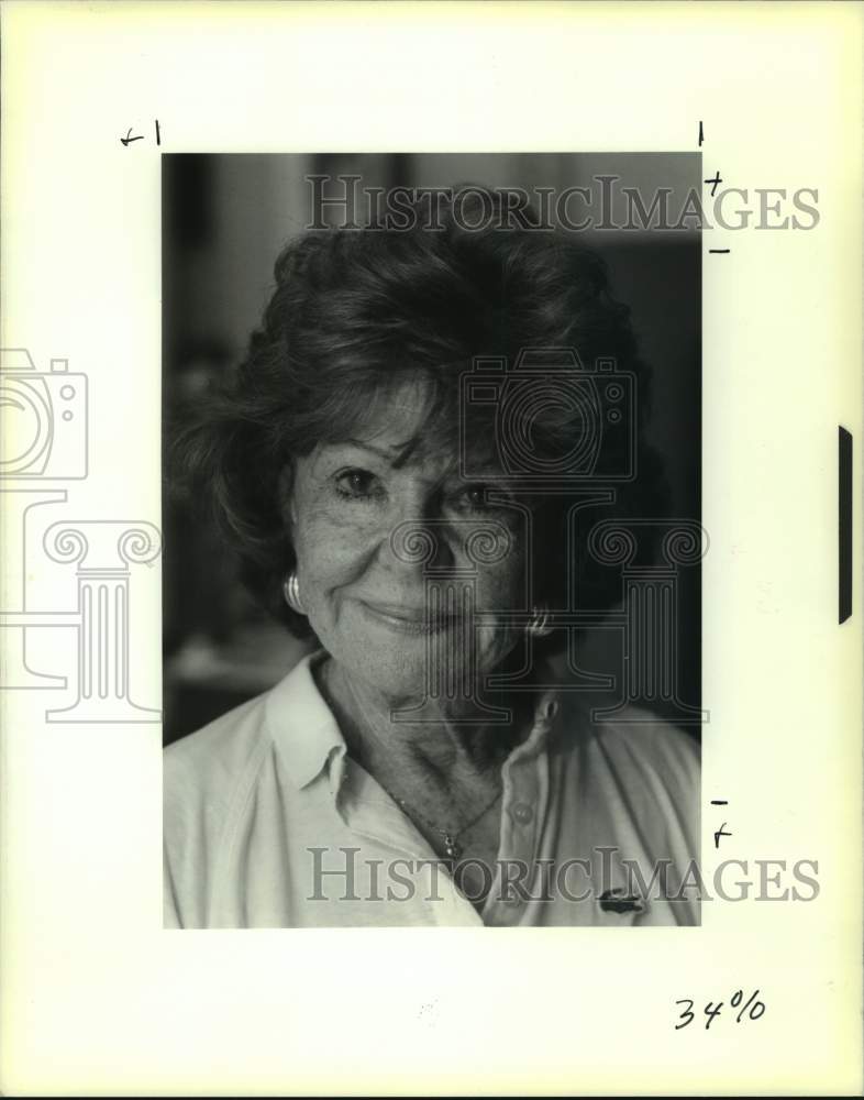 1991 Press Photo Ida Kohlmeyer, a member of the Jewish Community - Historic Images