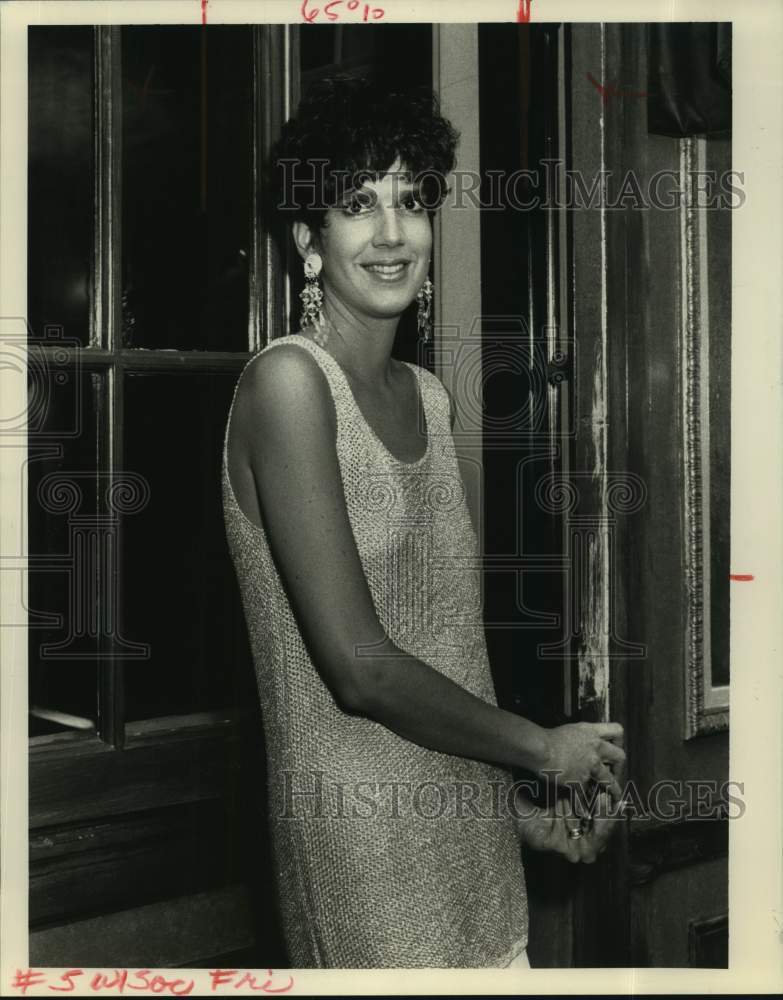 1991 Press Photo Gail Kaliszeski attending the Alpha Awards - nob52289 - Historic Images