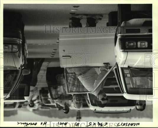 1992 Press Photo Southbound commuters stranded on Lake Pontchartrain Causeway - Historic Images