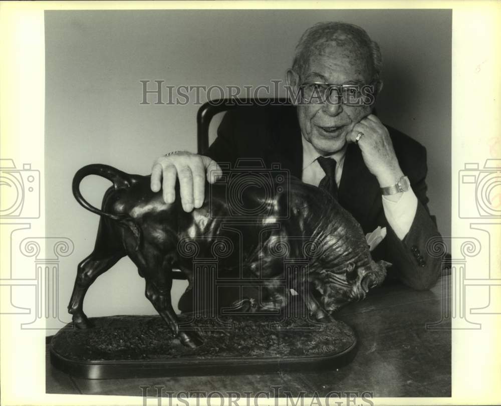 1988 Press Photo Herman Kohlmeyer investor in One Shell Square - Historic Images