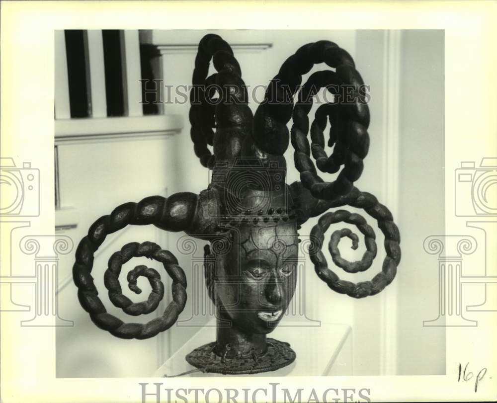 1993 Press Photo African Art sculpture made by Ida Kohlmeyer - Historic Images