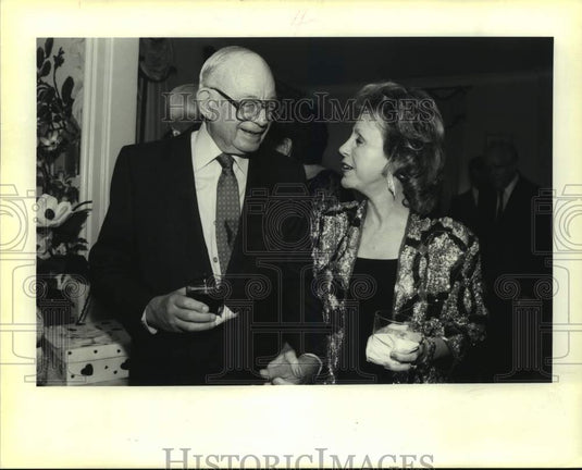 1992 Press Photo Dr. Morris Klinger and Carole McGinty at the Heart Ambassadors - Historic Images