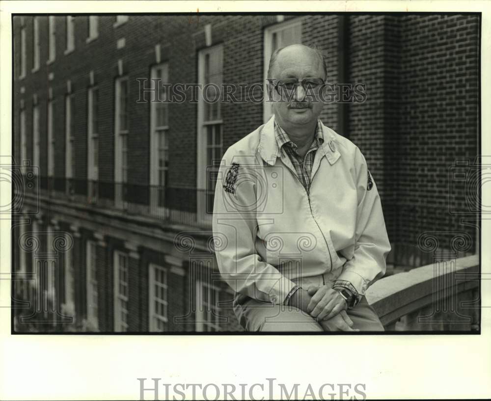 1987 Press Photo Fred Koenig, Tulane University Sociologist - Historic Images