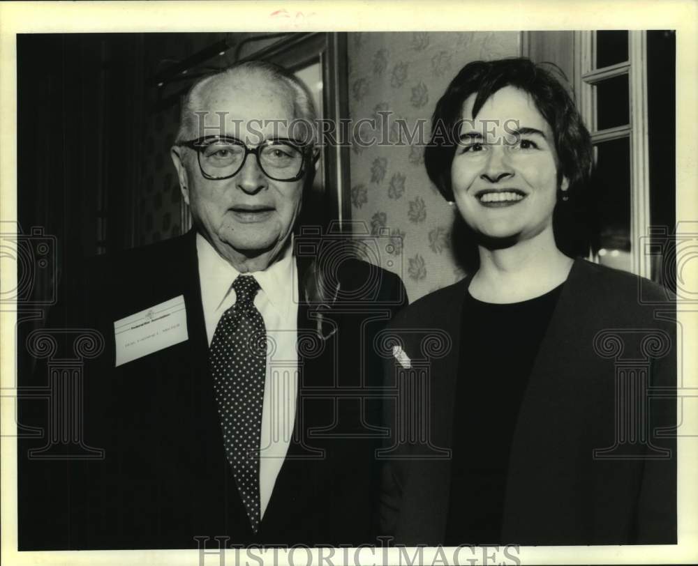 1994 Press Photo Federal Bar Association - Judge Lansing Mitchell, Amelia Koch - Historic Images