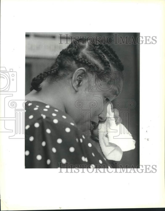 1993 Press Photo Belinda Jackson, disgraced employee- Miss Marie's Day Care - Historic Images