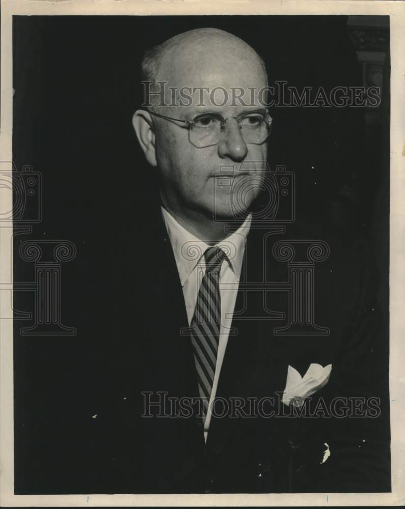 1961 Press Photo Ellis Henican, President Catholic Election at 2705 State Street-Historic Images