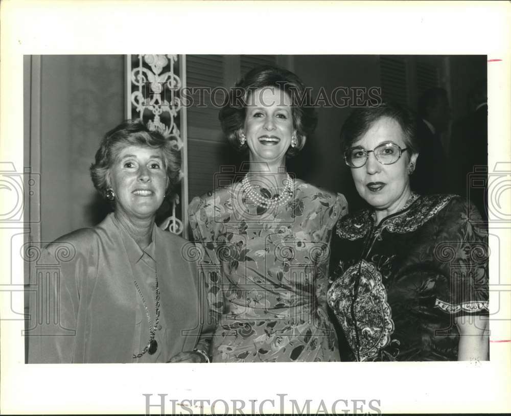 1992 Press Photo Longue Vue - Heidi Huguley, Susan Johnson, Marie Wolf - Historic Images