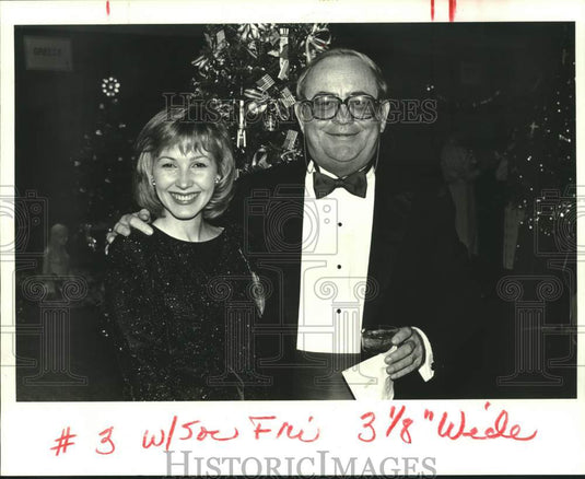 1988 Press Photo Terri Goldsmith & Piet Kessels at Ochsner Hospital Benefit - Historic Images