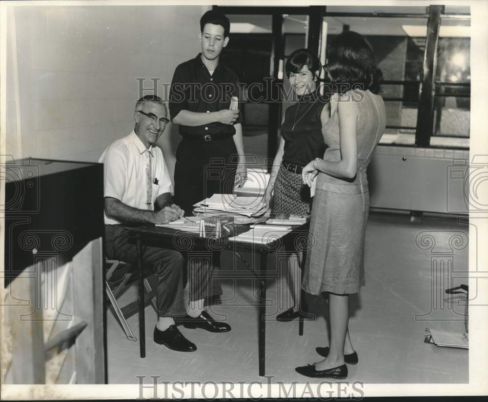 1966 Emile J. Robichaux, teacher at John Kennedy Senior High School-Historic Images