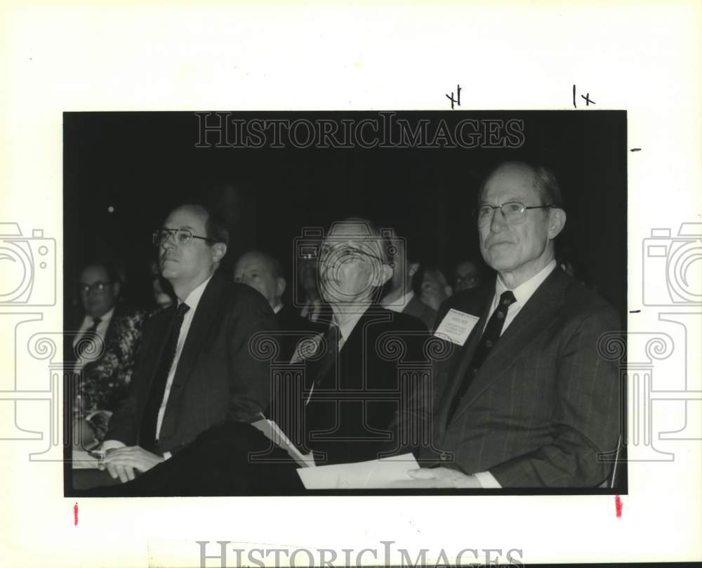 1989 Press Photo Justices in a conference at the Sheraton Hotel - Historic Images