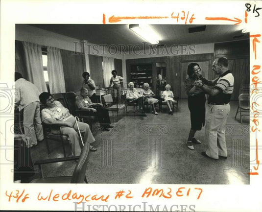 1982 Linda Greenwalt & Tony Cavollino dances- Kenner Adult DayCare - Historic Images