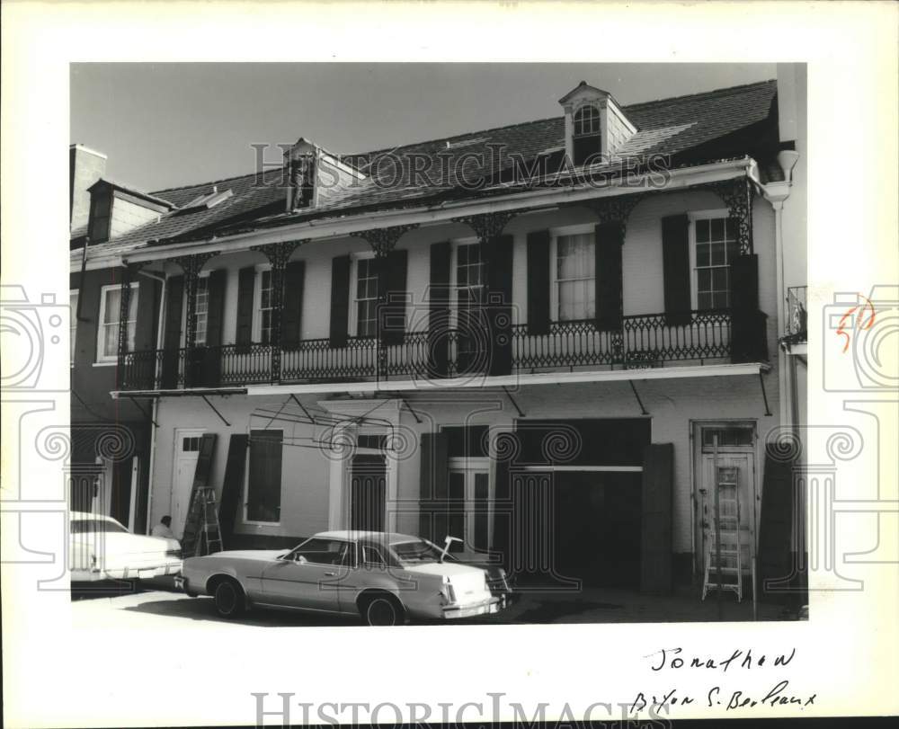 1988 Press Photo Jonathan&#39;s Restaurant at 712 North Rampart - Historic Images