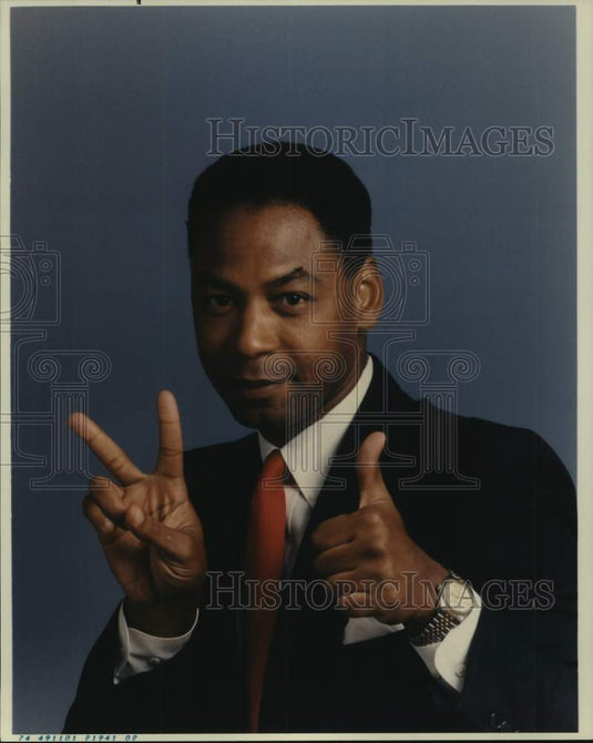 1995 Press Photo Julius "Chip" Leahman, Lieutenant Governor candidate - Historic Images