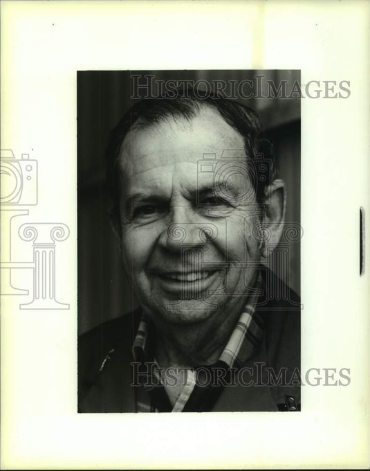 1995 Press Photo  Mr. Anatole "Nate" Landry, part of the Volunteer Salute. - Historic Images