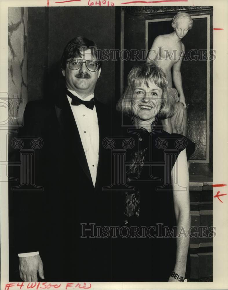 1991 Press Photo Mark and Jane Landry at the Alpha Awards - Historic Images