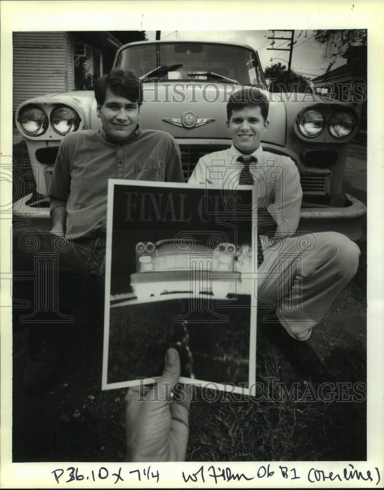 1993 Press Photo Director Chris Lechler and producer Peter Dawes of &quot;Final Cut&quot; - Historic Images