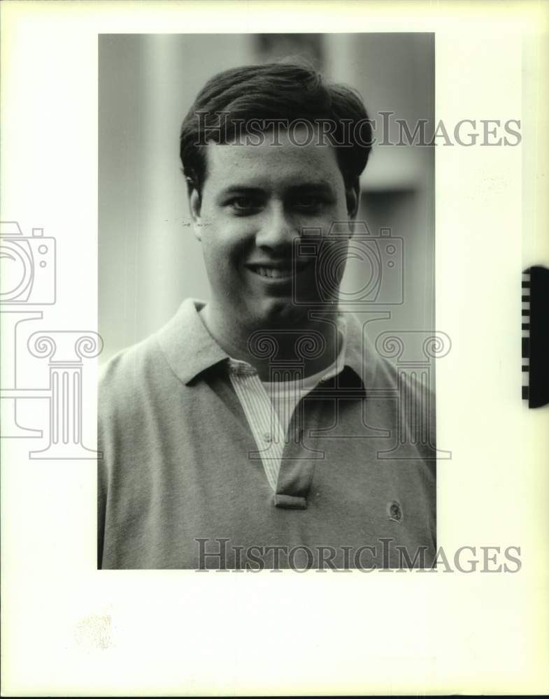 1995 Press Photo Richard Lee, Singles Minister at First Baptist Church in Arabi - Historic Images