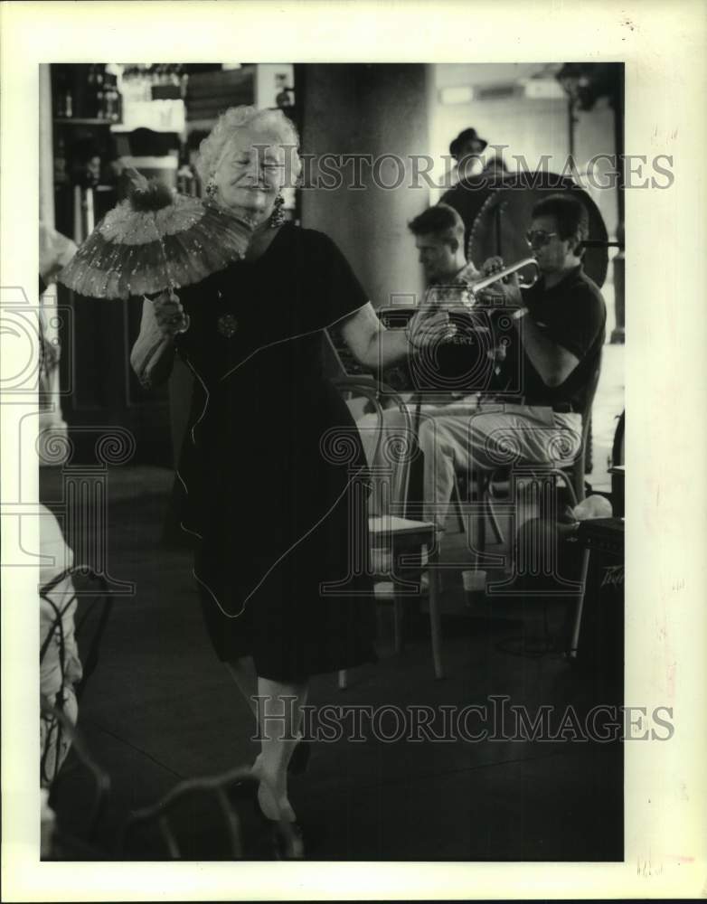 1993 Press Photo Ruth LaRocca widow of Original Jazz Band leader Nick LaRocca - Historic Images