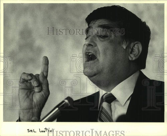 1983 Press Photo Kenner Police Chief Sal Lentini - nob55440-Historic Images