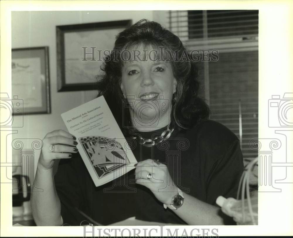 Press Photo Lou Ann Lea Overture, invitation to the Cultural Season at Slidell - Historic Images