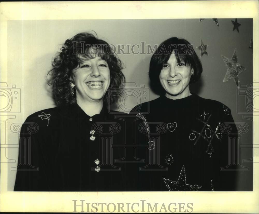 1992 Press Photo Kathy Shepard, Jo Lawton at Jewish Community Center - Historic Images