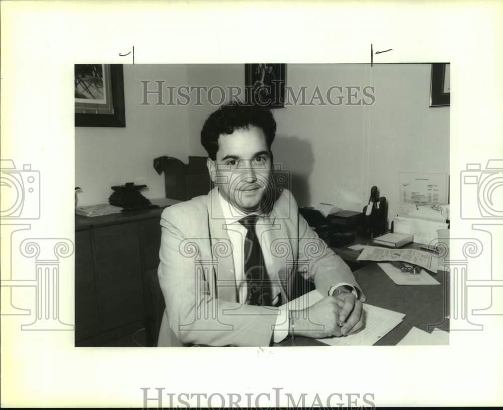 1993 Press Photo E.J. Laviolette, Chalmette Jaycee, newly elected President - Historic Images