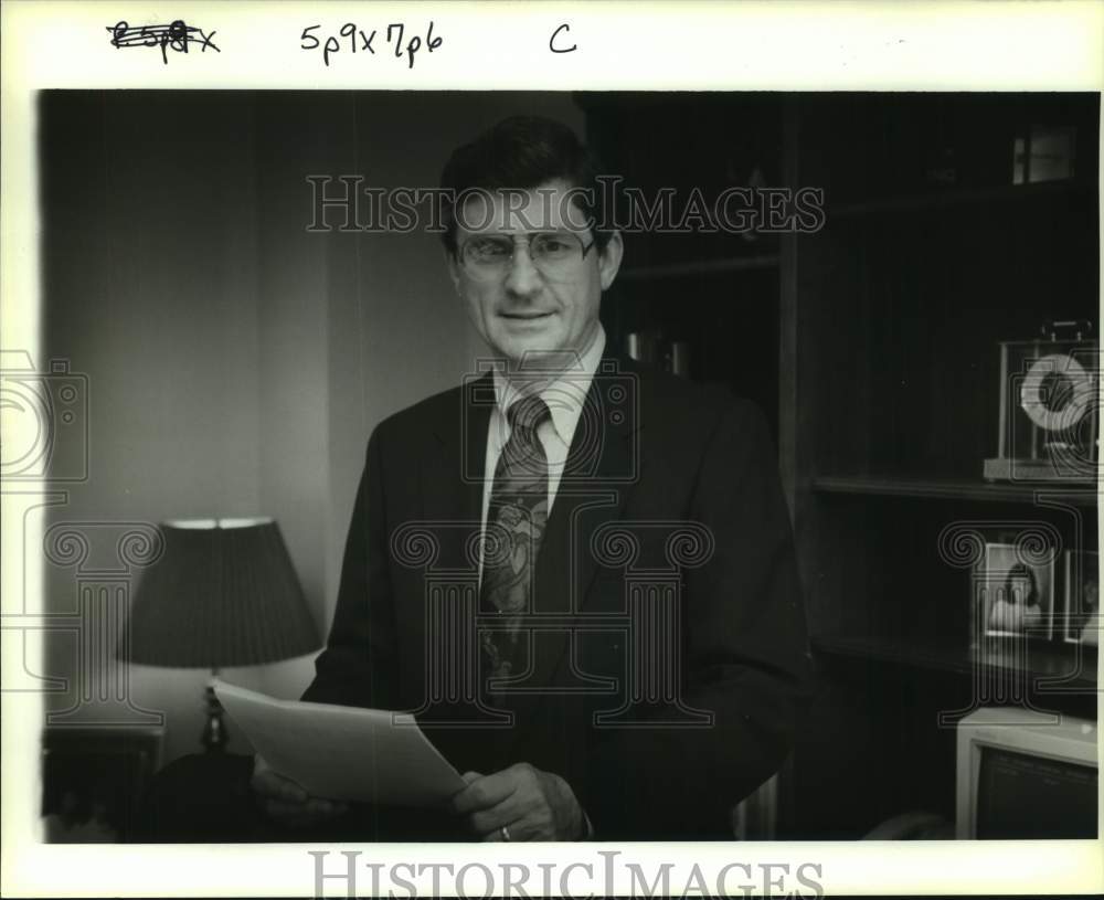 1993 Press Photo Jack Leber, Company Vice President - Historic Images