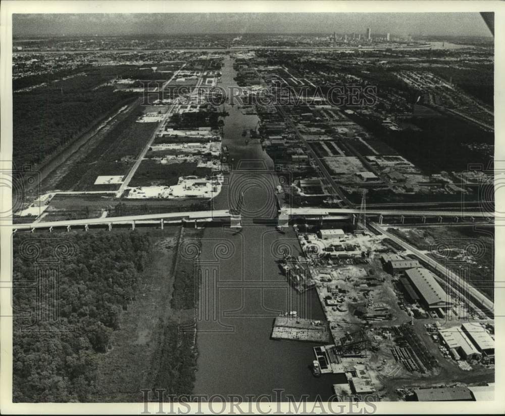 1972 View of Lapalco Boulevard Bridge - Historic Images