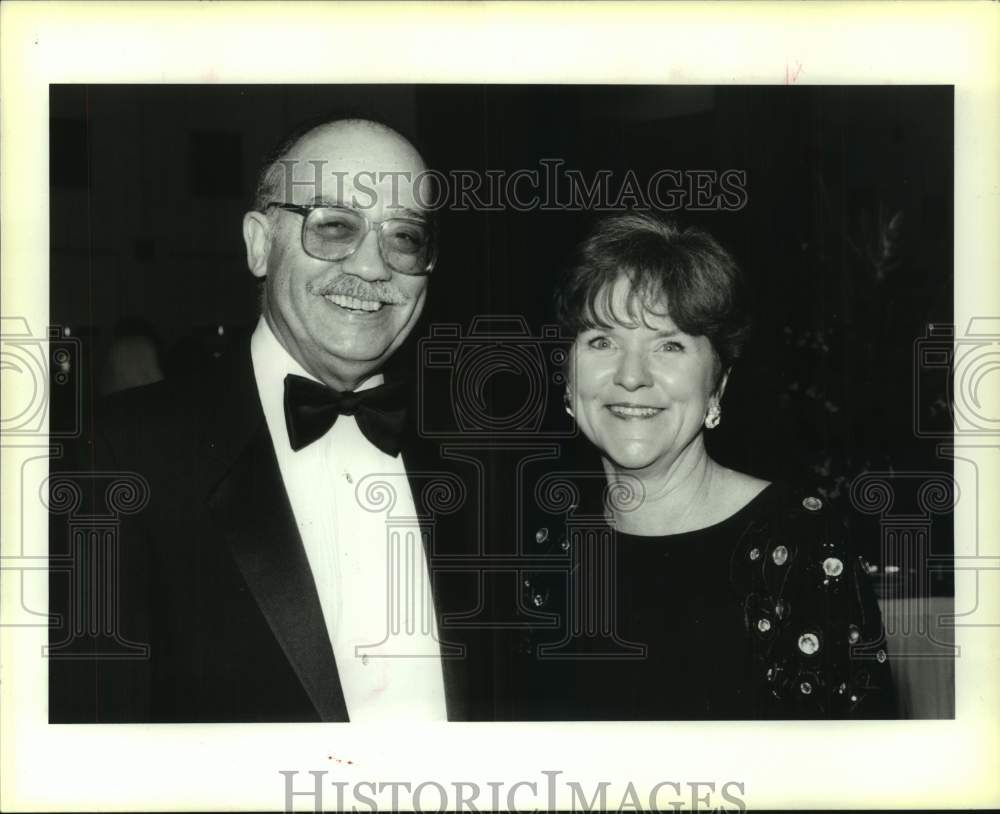 1993 Press Photo Ernie Cachere, Nell Lanier at the NOCA Benefit - Historic Images