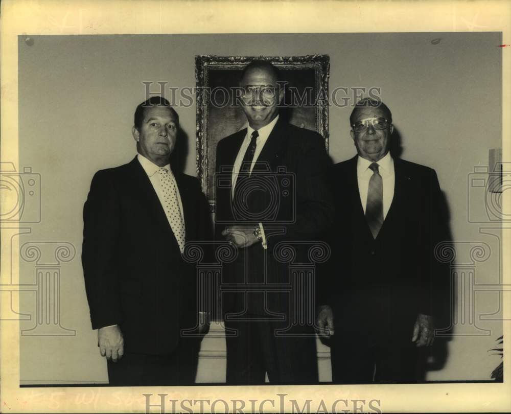 1990 Press Photo Kenner Rotary - Don Lacour, Fred Lankard, Chester Frank - Historic Images