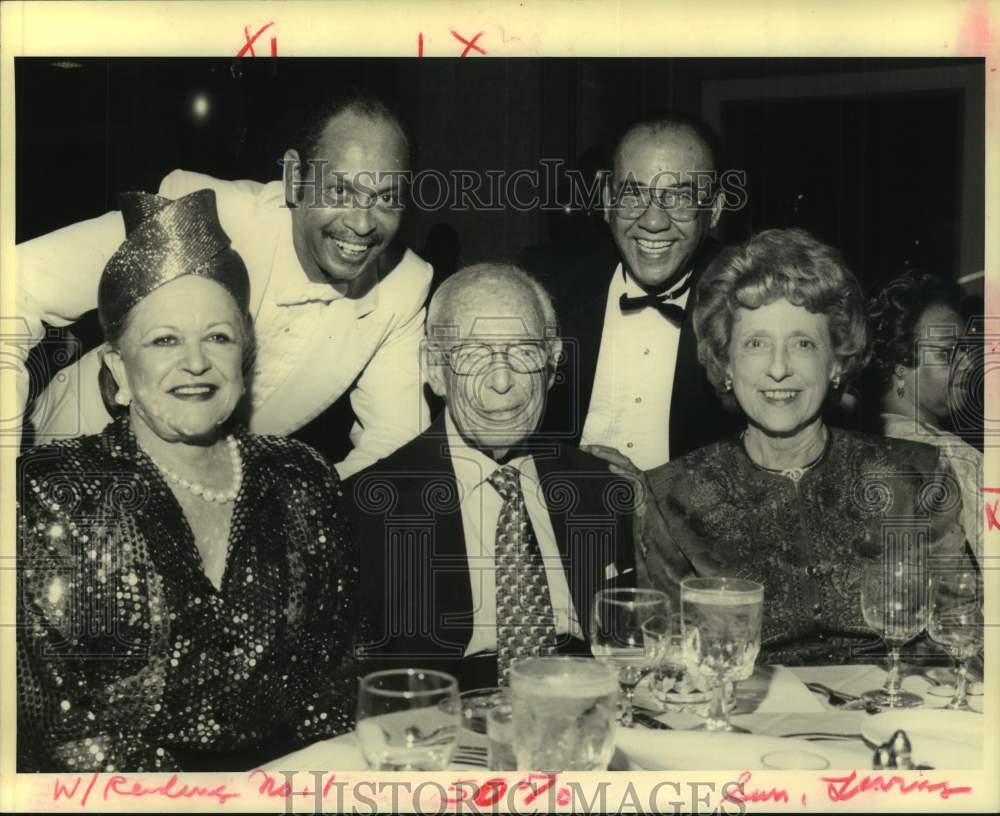 1993 Press Photo Dignitaries to the Lafon NSG Home Dinner Gala - Historic Images