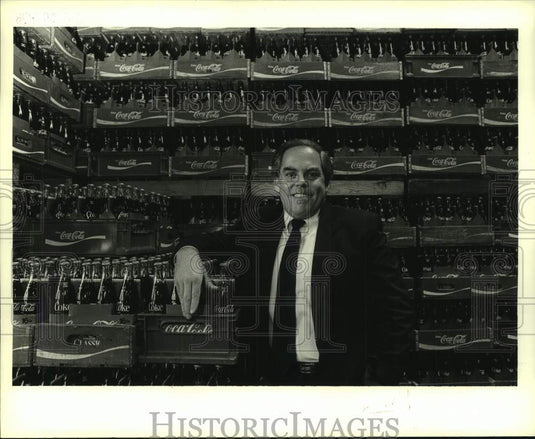 1986 Press Photo Ron Jones, President of Coca Cola - Historic Images