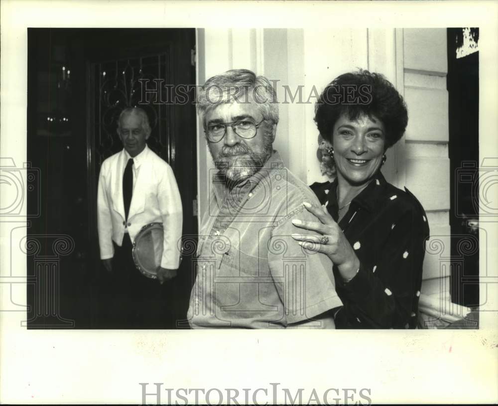 1993 Press Photo Emile Minor &amp; Patti Young at William Least Heat-Moon Party - Historic Images