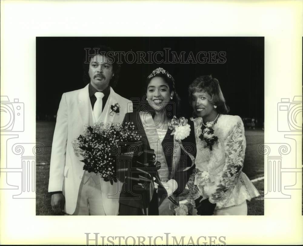 1989 Press Photo Hahnville HIgh School Homecoming Queen Latonya Lebeauf - Historic Images