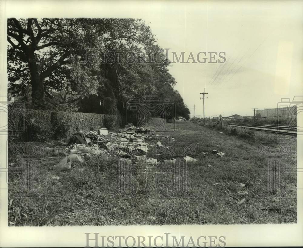 1975 Press Photo Leake Street Extension, back of Public Health Hospital- Historic Images