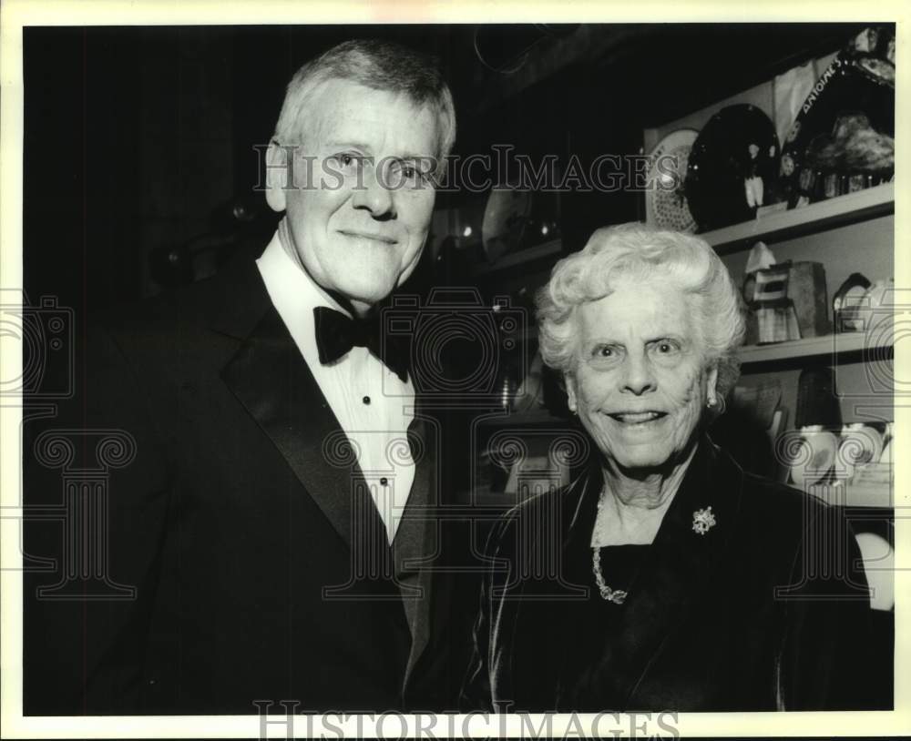 1993 Press Photo New Orleans Historical Society: John Wilkinson, Lorraine Gambel - Historic Images