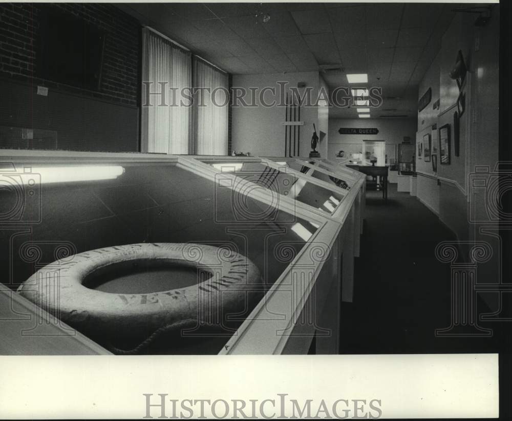 1972 Press Photo Navigational equipment on display at Louisiana Maritime Museum- Historic Images