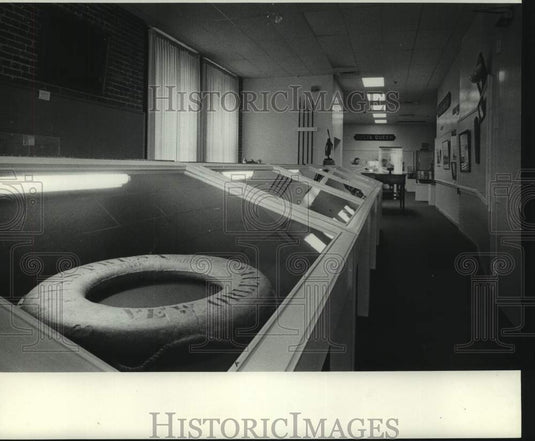 1972 Press Photo Navigational equipment on display at Louisiana Maritime Museum- Historic Images