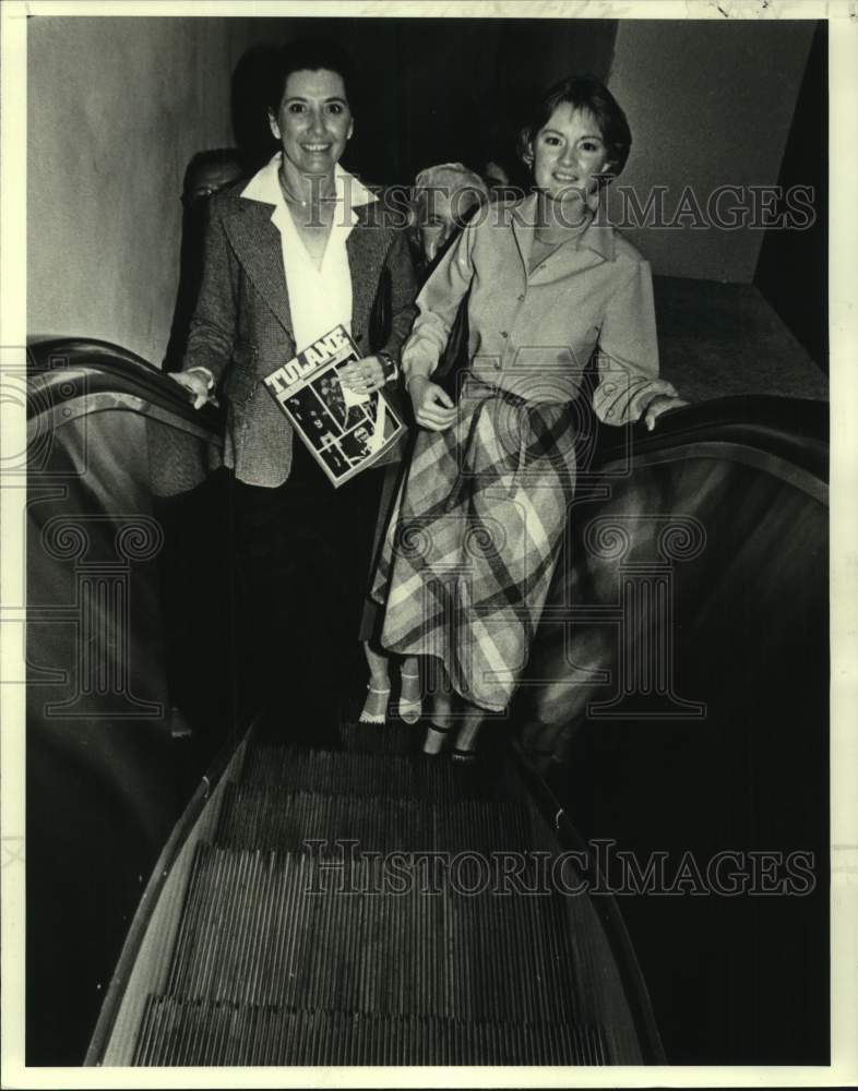 1979 Women spectators to a game held at the Louisiana Superdome - Historic Images