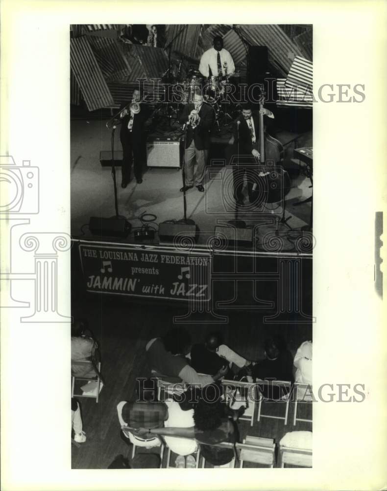 1995 Press Photo Louisiana Jazz Federation &quot;Jammin&#39; with Jazz&quot; at House of Blues - Historic Images