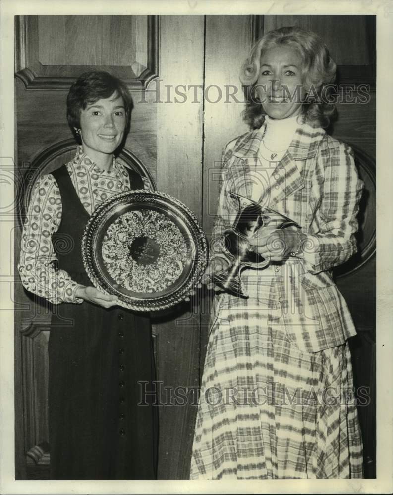 1973 Press Photo Mrs. Earl Leonard, Metairie Ladies tennis club champion- Historic Images