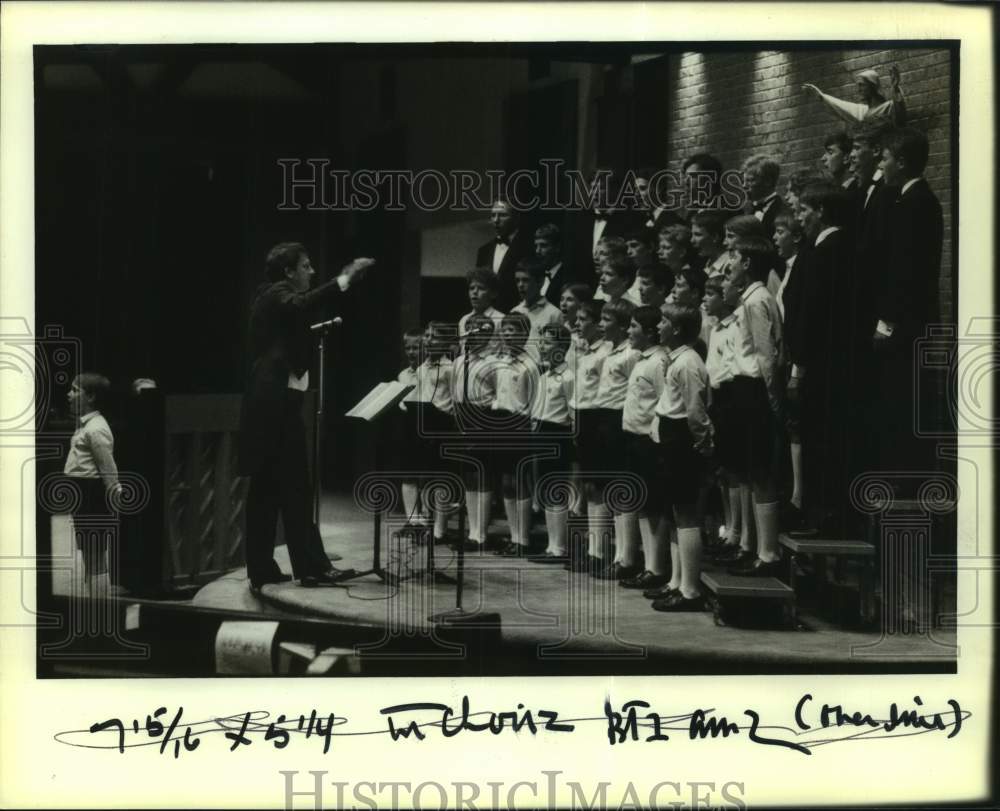 1989 Les Petits Chanteurs de Douai performs at St. Margaret Church - Historic Images