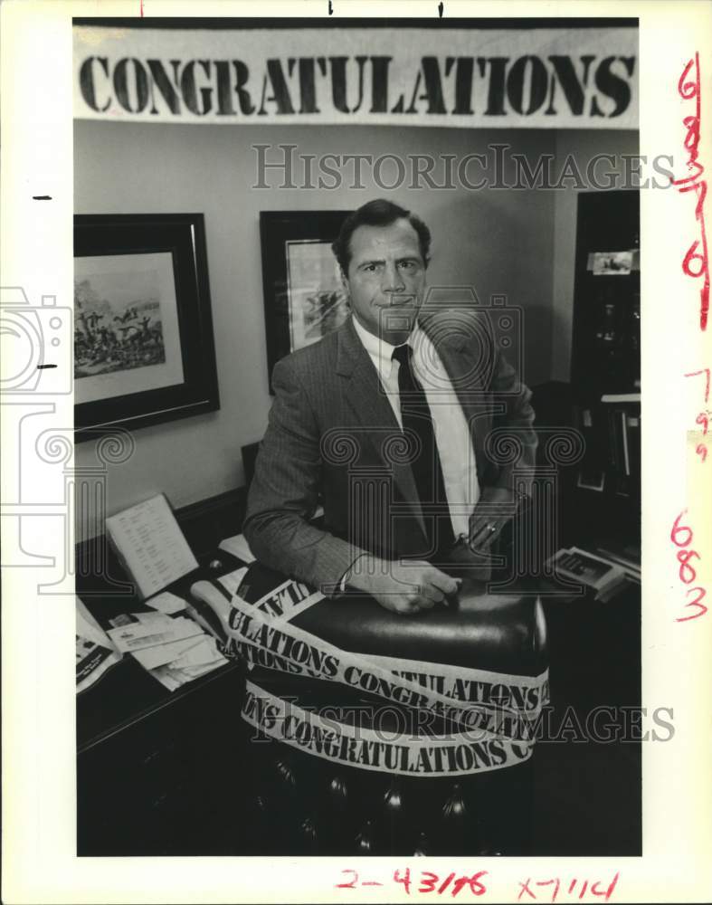 1988 Press Photo Stephen Little appointed to Jefferson Parish School Board - Historic Images