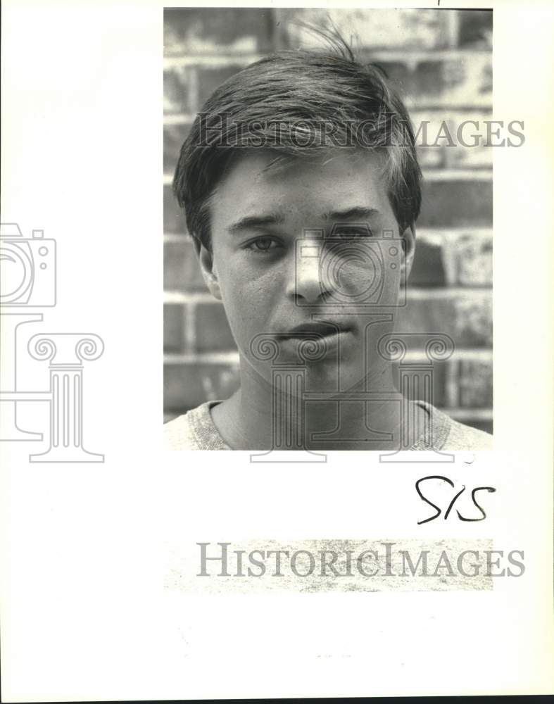 Press Photo Robbie Little, Country Day Wide Receiver - Historic Images